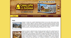 Desktop Screenshot of chalupauzvonka.cz